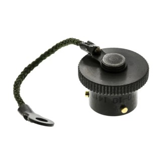Amphenol Limited Female Dust Cap Shell Size 18 Zinc Cobalt Plated Aluminium MIL-DTL-26482 62GB-810-18