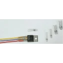 TE Connectivity Transparent Polyolefin Solder Sleeve 16mm Length 2 mm Cable Diameter 0.9 mm Cable Diameter CWT1501