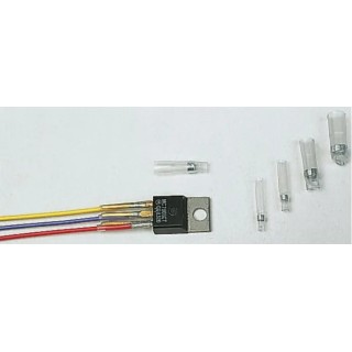 TE Connectivity Transparent Polyolefin Solder Sleeve 16mm Length 2 mm Cable Diameter 0.9 mm Cable Diameter CWT1501