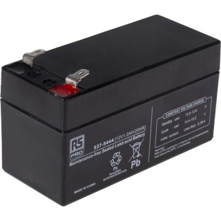 RS PRO 12 V T1 Sealed Lead Acid Battery 1.2 Ah AGM Construction 52mm x 97mm 537-5444