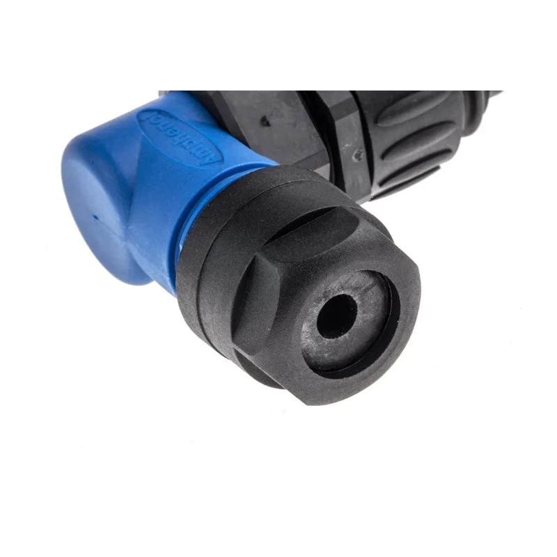 Amphenol Industrial Circular Connector 3 Contacts Plug Male Cable Mount Right Angle IP67 Ecomate M Series C01620K00310010