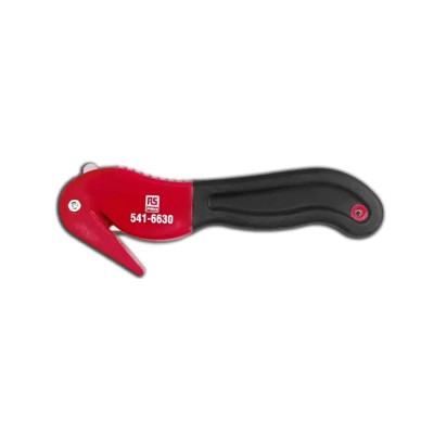 RS PRO Safety Knife with Straight Carbon Steel Blade 16cm Thermoplastic Rubber Handle 541-6630