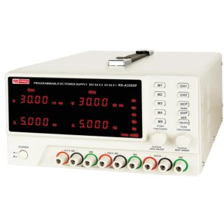 RS PRO Digital Bench Power Supply 3-Output 0 V to 30 V 5 A Max Model 180-8786