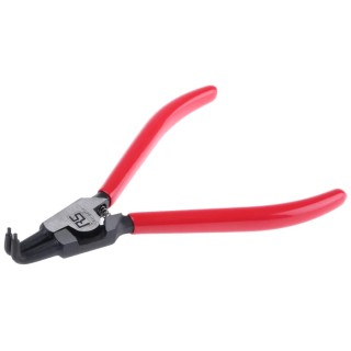 RS PRO 1-Piece External Circlip Plier with Bent Jaw, Chrome Molybdenum Steel, 165mm Overall Length 541-6854
