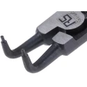 RS PRO 1-Piece External Circlip Plier with Bent Jaw, Chrome Molybdenum Steel, 165mm Overall Length 541-6854