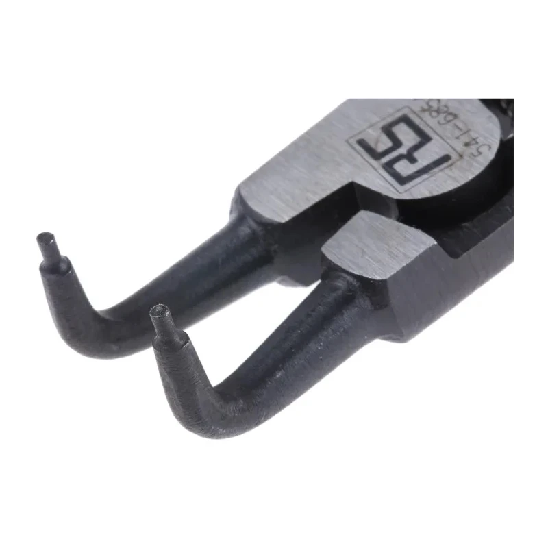 RS PRO 1-Piece External Circlip Plier with Bent Jaw, Chrome Molybdenum Steel, 165mm Overall Length 541-6854