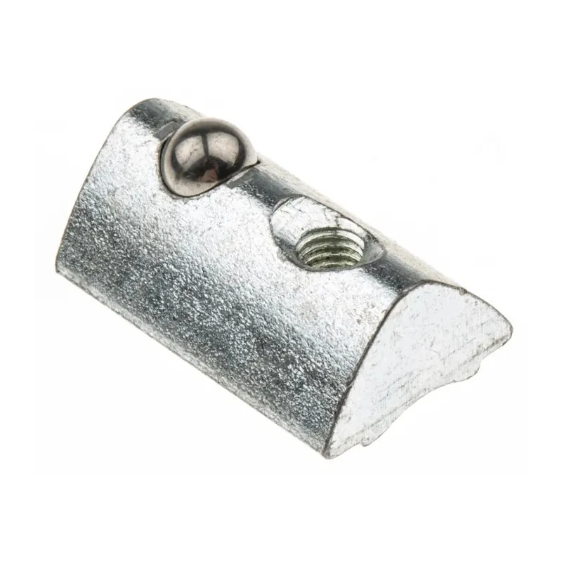 RS PRO Steel M6 T-Slot Nut Connecting Component for 30 mm Strut Profile, Groove Size 6 mm 180-9116