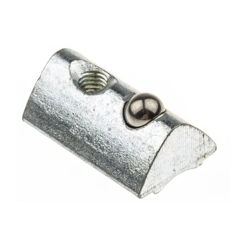 RS PRO Steel M6 T-Slot Nut Connecting Component for 30 mm Strut Profile, Groove Size 6 mm 180-9116