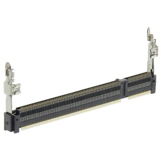 TE Connectivity 0.6 mm Pitch 200 Way Right Angle Surface Mount DDR2 DIMM Socket 1.8V 1473005-4