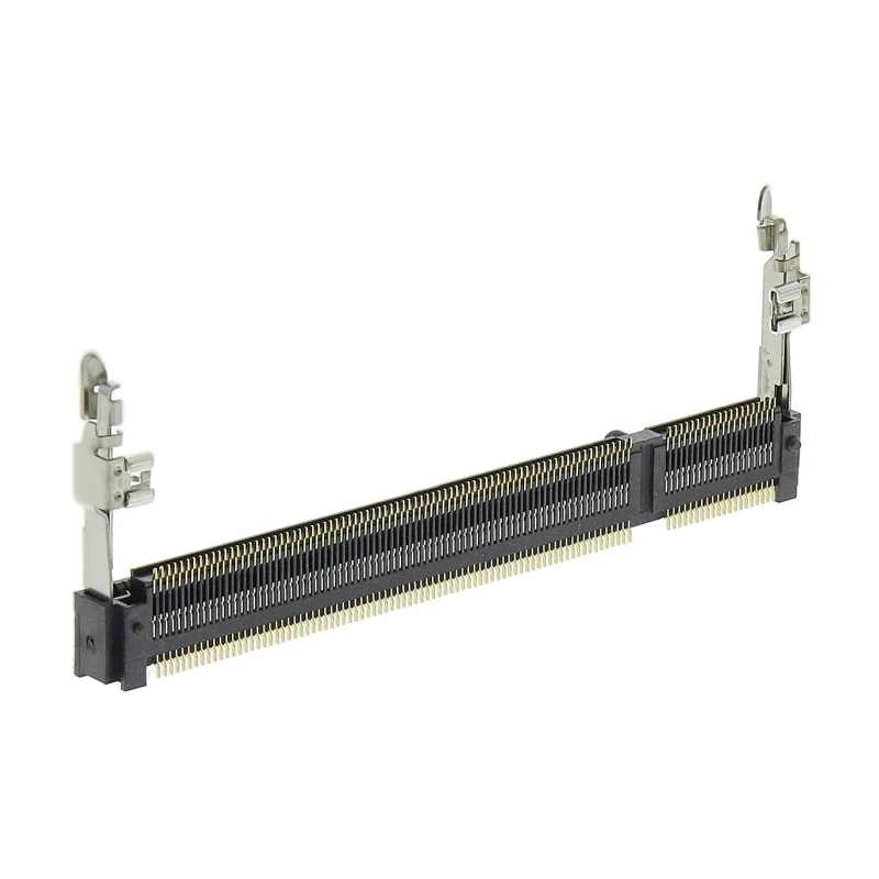 TE Connectivity 0.6 mm Pitch 200 Way Right Angle Surface Mount DDR2 DIMM Socket 1.8V 1473005-4
