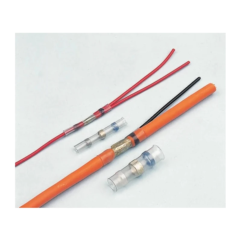 TE Connectivity Transparent Polyolefin Solder Sleeve 42mm Length, 6.6 to 10.7 mm Cable Diameter B-155-3811