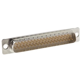 Amphenol Communications Solutions 37 Way Straight 2.76 mm Pitch Panel Mount D-Sub Connector Male DC37P064HTXLF