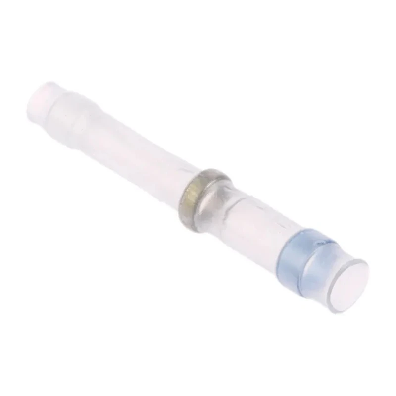 TE Connectivity Transparent Polyolefin Solder Sleeve Terminator 26mm Length 0.6 to 1.95mm Cable Diameter B-155-3802