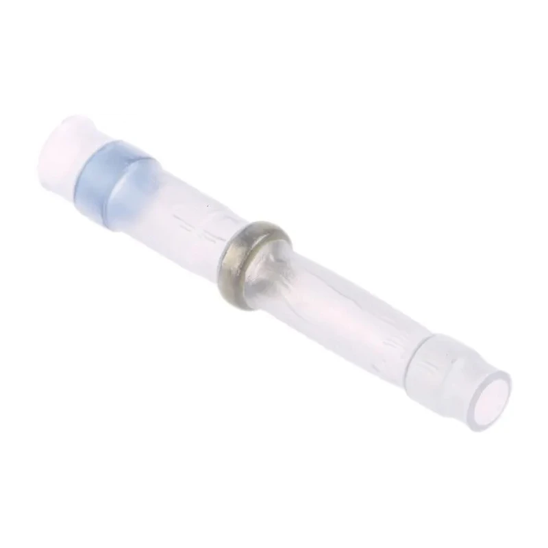 TE Connectivity Transparent Polyolefin Solder Sleeve Terminator 26mm Length 0.6 to 1.95mm Cable Diameter B-155-3802