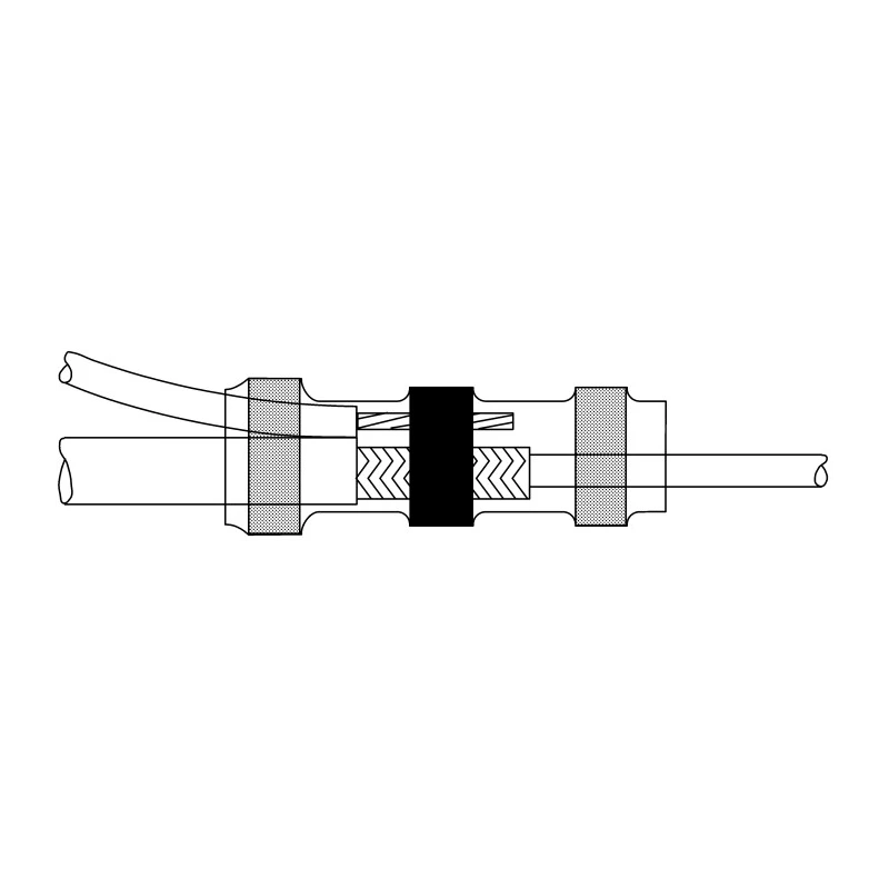 TE Connectivity Transparent Polyolefin Solder Sleeve Terminator 26mm Length 0.6 to 1.95mm Cable Diameter B-155-3802