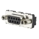 Amphenol Communications Solutions Delta D 9 Way Straight 2.74 mm Pitch Through Hole D-Sub Connector Female D09S24A4GV00LF