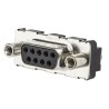 Amphenol Communications Solutions Delta D 9 Way Straight 2.74 mm Pitch Through Hole D-Sub Connector Female D09S24A4GV00LF