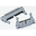 3M 3000 Series Right Angle Through Hole PCB Header, 14 Contact(s), 2.54 mm Pitch, 2 Row, Shrouded N3314-5302RB
