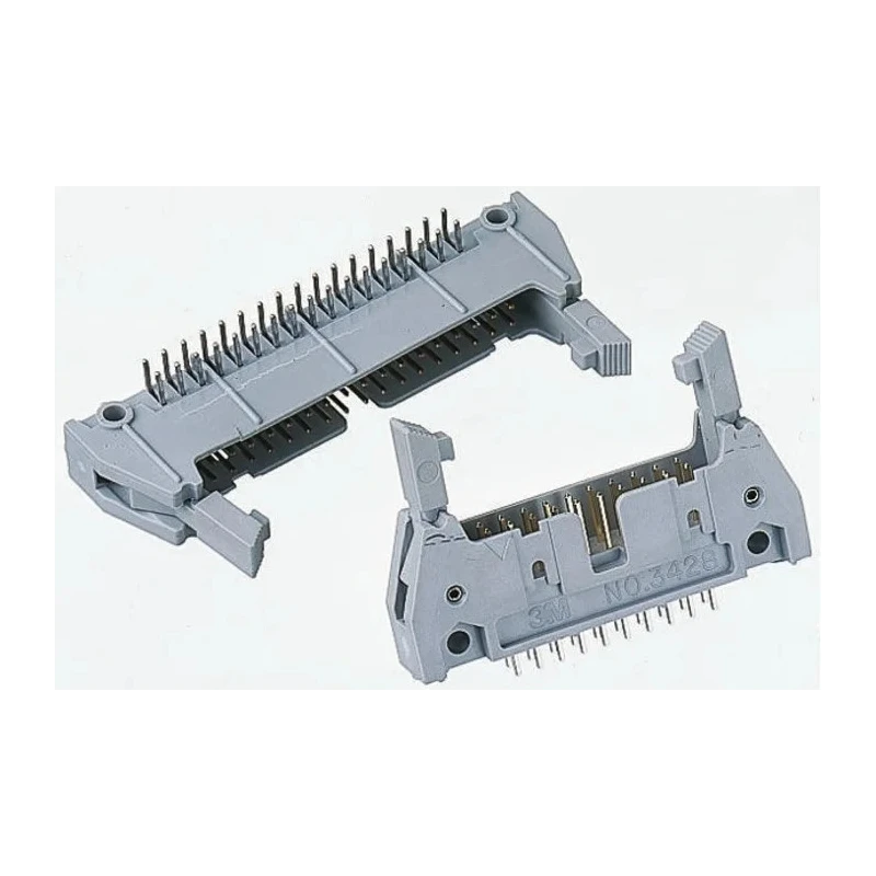 3M 3000 Series Right Angle Through Hole PCB Header, 14 Contact(s), 2.54 mm Pitch, 2 Row, Shrouded N3314-5302RB