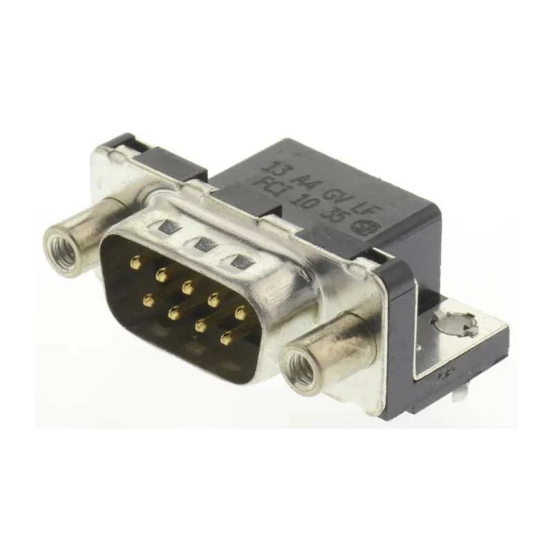 Amphenol Communications Solutions Delta D 9 Way Right Angle 2.74 mm Pitch Through Hole D-Sub Connector with D09P13A4GV00LF
