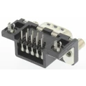 Amphenol Communications Solutions Delta D 9 Way Right Angle 2.74 mm Pitch Through Hole D-Sub Connector with D09P13A4GV00LF