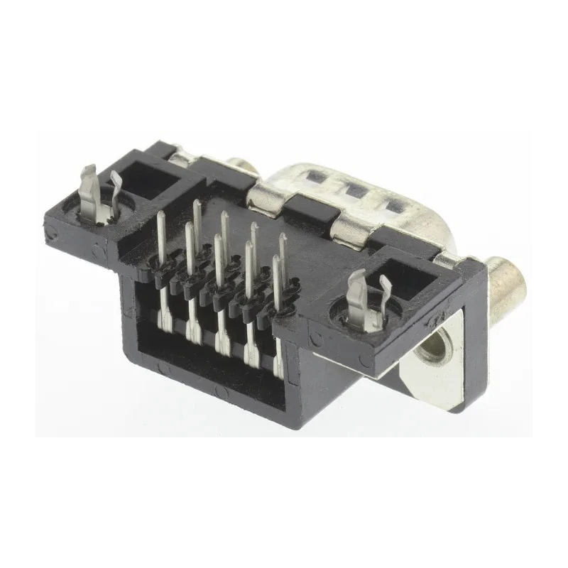 Amphenol Communications Solutions Delta D 9 Way Right Angle 2.74 mm Pitch Through Hole D-Sub Connector with D09P13A4GV00LF