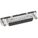 Amphenol Communications Solutions Delta D 25 Way Straight Through Hole D-Sub Connector 2.76 mm Pitch with D25S24A4GV00LF