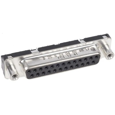 Amphenol Communications Solutions Delta D 25 Way Straight Through Hole D-Sub Connector 2.76 mm Pitch with D25S24A4GV00LF