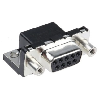Amphenol Communications Solutions Delta D 9 Way Right Angle 2.74 mm Pitch Through Hole D-Sub Connector D09S13A4GV00LF