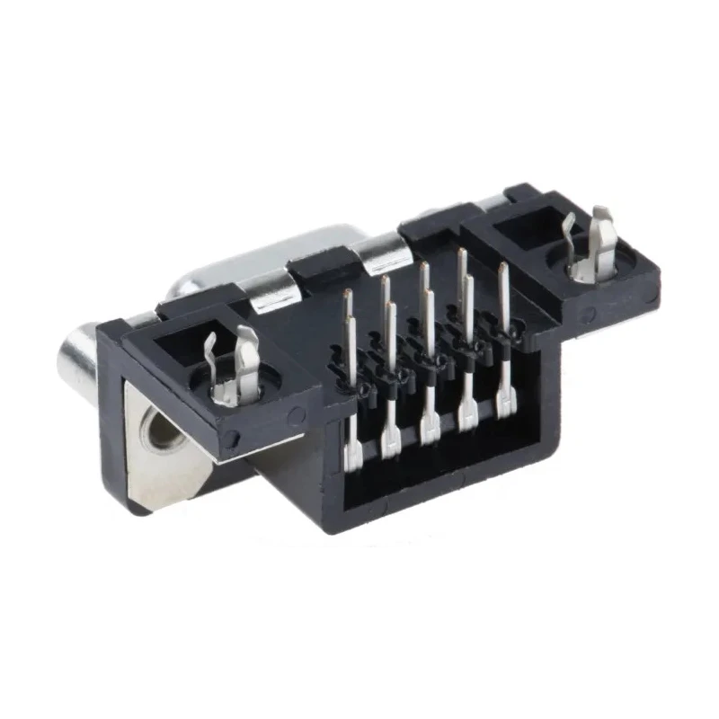 Amphenol Communications Solutions Delta D 9 Way Right Angle 2.74 mm Pitch Through Hole D-Sub Connector D09S13A4GV00LF