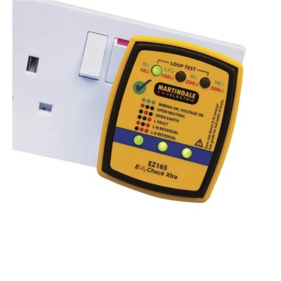 Martindale Socket Tester 13A 230V AC CAT II EZ165