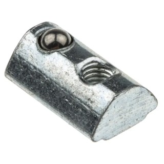 RS PRO M3 T-Slot Nut Connecting Component Steel 12 mm Length Groove Size 5 mm Strut Profile 20 mm 180-9102
