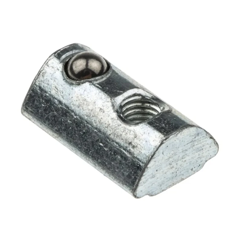 RS PRO M3 T-Slot Nut Connecting Component Steel 12 mm Length Groove Size 5 mm Strut Profile 20 mm 180-9102