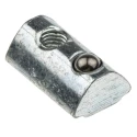 RS PRO M3 T-Slot Nut Connecting Component Steel 12 mm Length Groove Size 5 mm Strut Profile 20 mm 180-9102
