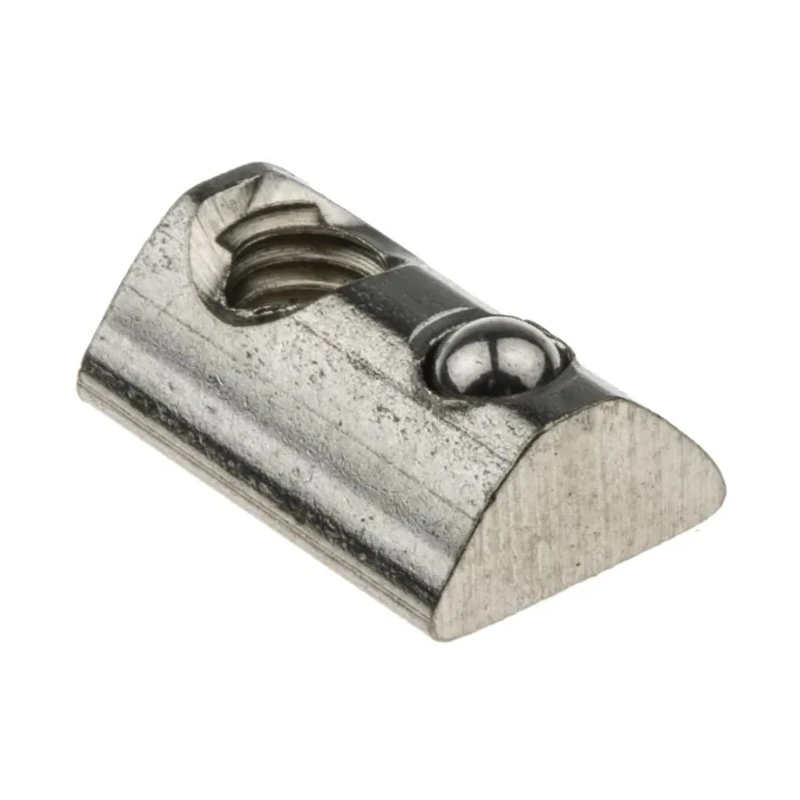 RS PRO Stainless Steel M5 T-Slot Nut Connecting Component, Strut Profile 20 mm, Groove Size 5 mm 180-9109