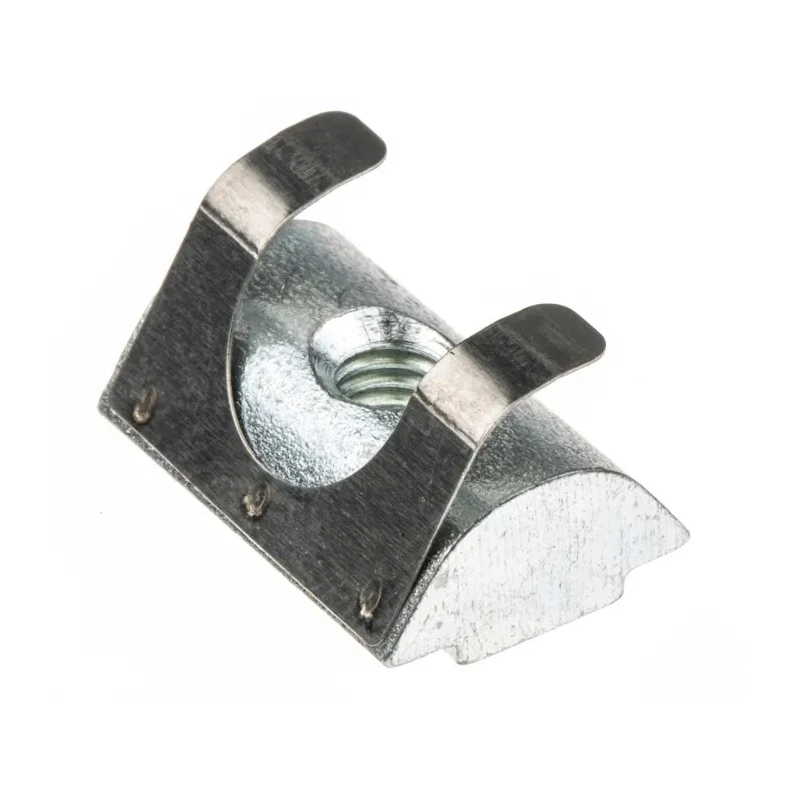 RS PRO Steel M4 T-Slot Nut Connecting Component for 30 mm Strut Profile 6 mm Groove Size 180-9125