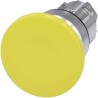 Siemens SIRIUS ACT Series Yellow Momentary Push Button Head 22mm Cutout IP69K IP67 IP66 3SU1050-1BD30-0AA0