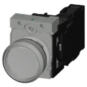 Siemens Illuminated Push Button Switch Momentary 22 mm Cutout SPDT White LED 3SU1152-0AB70-1FA0