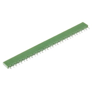 TE Connectivity AMPMODU MOD II Series 32-Contact 1 Row 2.54 mm Pitch Straight Through Hole PCB Socket 3-826044-2