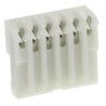 TE Connectivity 6-Way IDC Connector Female for Cable, 1 Row, 5A, 250V AC, Right Angle, MTA-100 Series 3-640441-6