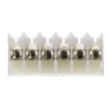 TE Connectivity 6-Way IDC Connector Female for Cable, 1 Row, 5A, 250V AC, Right Angle, MTA-100 Series 3-640441-6