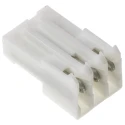 TE Connectivity 3-Way IDC Connector Female for Cable, 1 Row, 5A Current, 250V AC, MTA-100 Series 3-640441-3