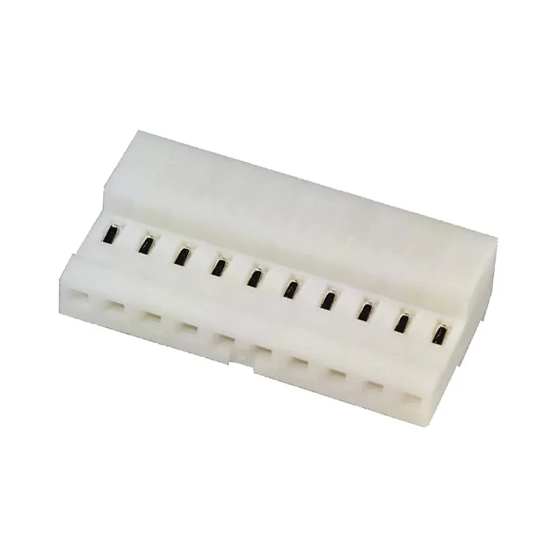 TE Connectivity 10-Way 1 Row Shrouded Female IDC Connector Cable Mount 250V AC 5A 4-640441-0