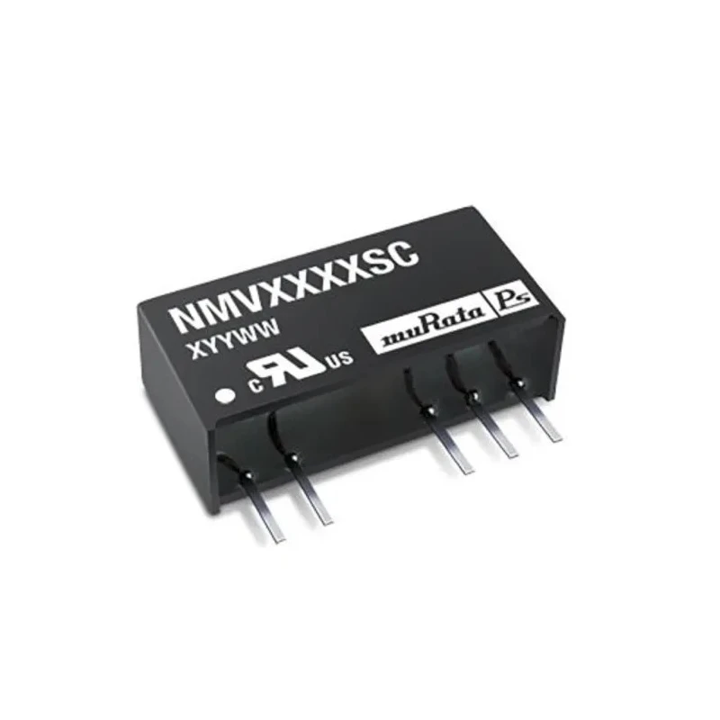 Murata Power Solutions Unregulated Isolated DC-DC Converter 5V DC Output, -5V DC Output, 100mA, 5.5V DC Max Input NMV0505SC