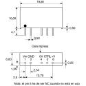 Murata Power Solutions 1W SIP Single Output Regulated Isolated DC/DC Converter Through Hole 5V DC, 100mA NMF1205SC