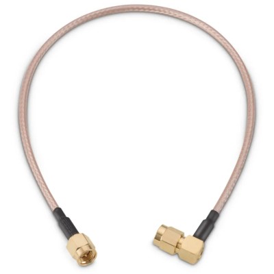 Wurth Elektronik SMA Series RG316 304.8 mm RG316 Coaxial Cable 50 Ω, White, Terminated RG316