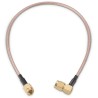 Wurth Elektronik SMA Series RG316 304.8 mm RG316 Coaxial Cable 50 Ω, White, Terminated RG316