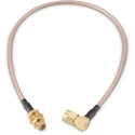 Wurth Elektronik SMA Series RG316 Coaxial Cable 304.8 mm Length 250V AC, 50 Ω, White, Terminated RG316