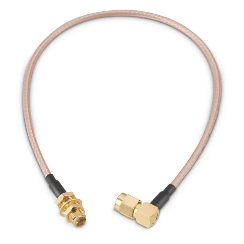 Wurth Elektronik SMA Series RG316 Coaxial Cable 304.8 mm Length 250V AC, 50 Ω, White, Terminated RG316