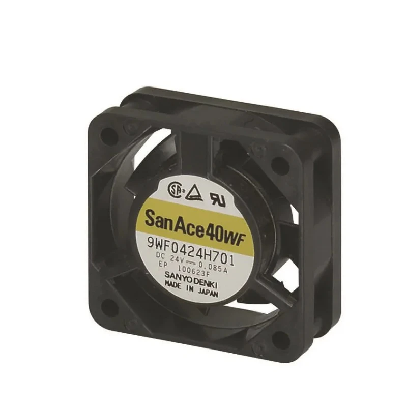 Sanyo Denki 9WF Series Axial Fan 24V DC 11.7 m³/h Airflow 2.04W Power IP68 15 mm Height 40 mm Width Depth 40 mm 